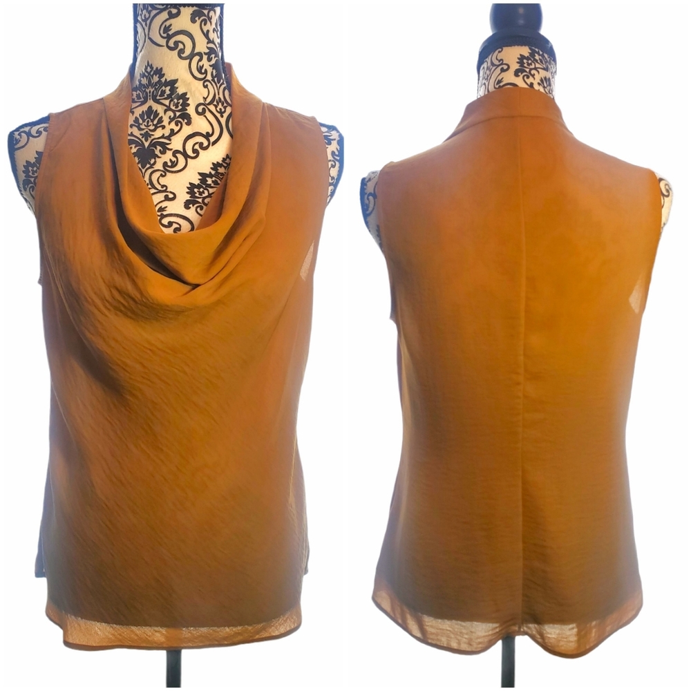 Banana Republic Mustard Sleeveless top blouse